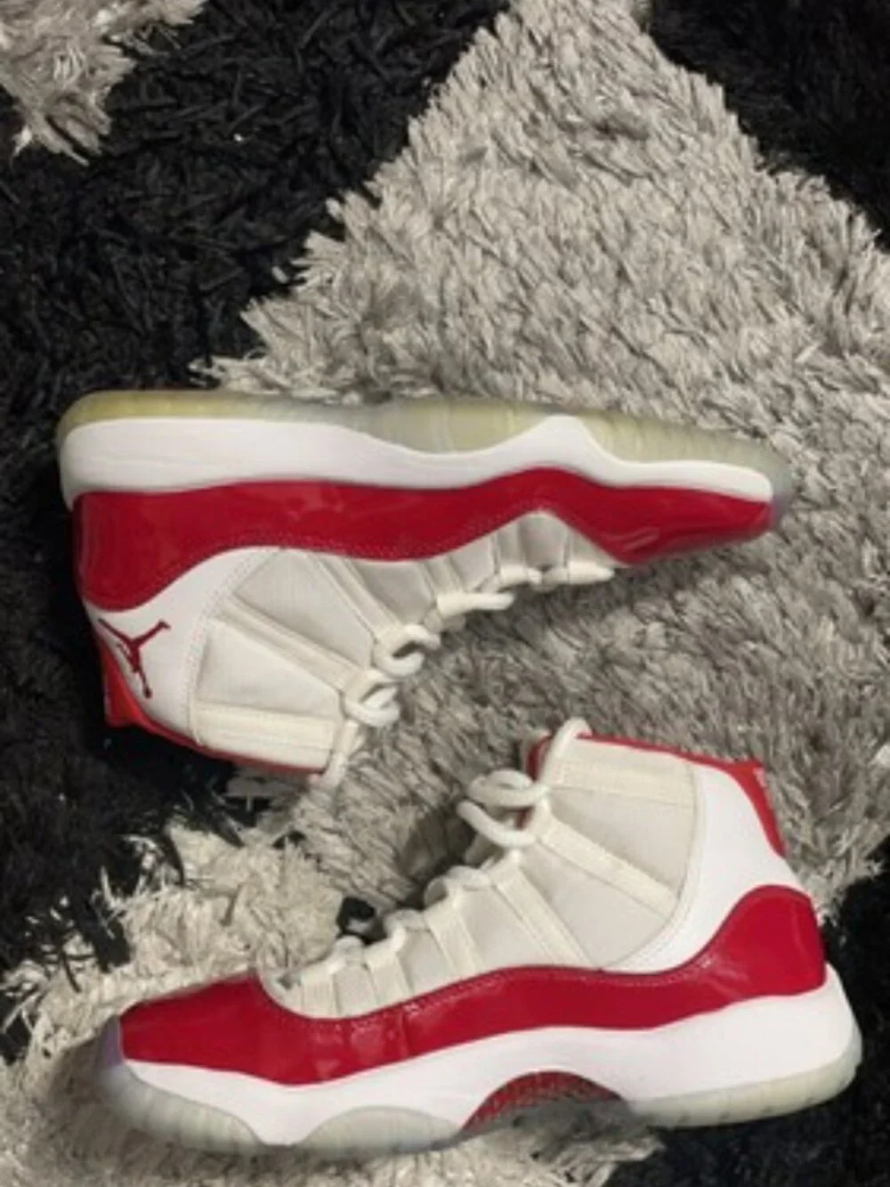 Jordan 11 Retro High Cherry GS 378038-116 Sz 5.5Y
